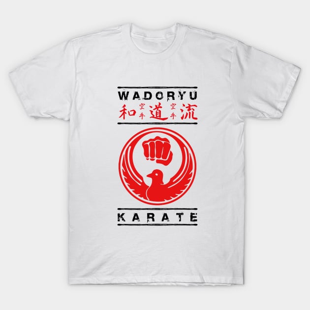 Wadoryu Karate T-Shirt by juyodesign